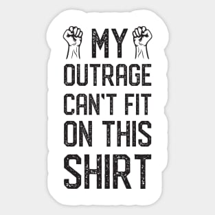 Funny Feminist Political Activist Sarcastic Equality Protest Activism Sticker